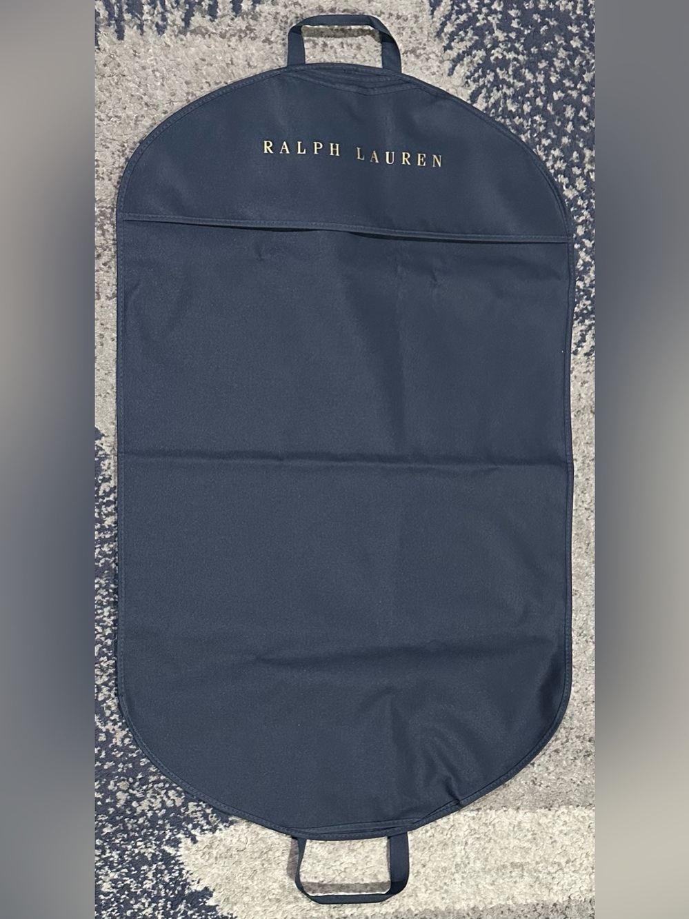 Ralph Lauren Blue Suit Garment Bag Men Soft Case Travel Carry On Luggage Spot